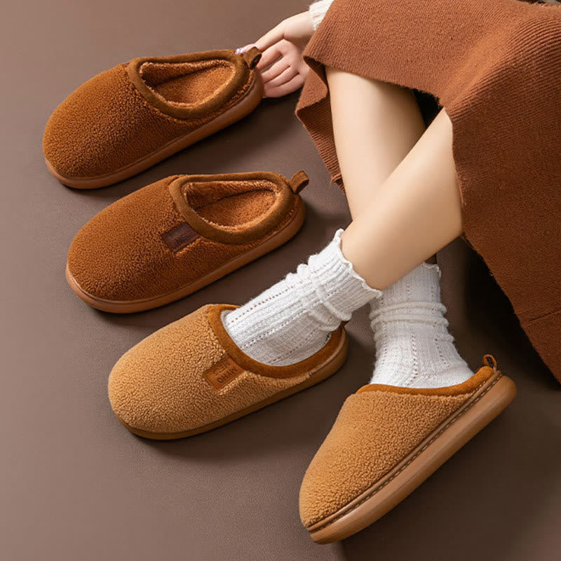 Plusock Hausschuhe in Übergröße, einfach und flauschig - image 0