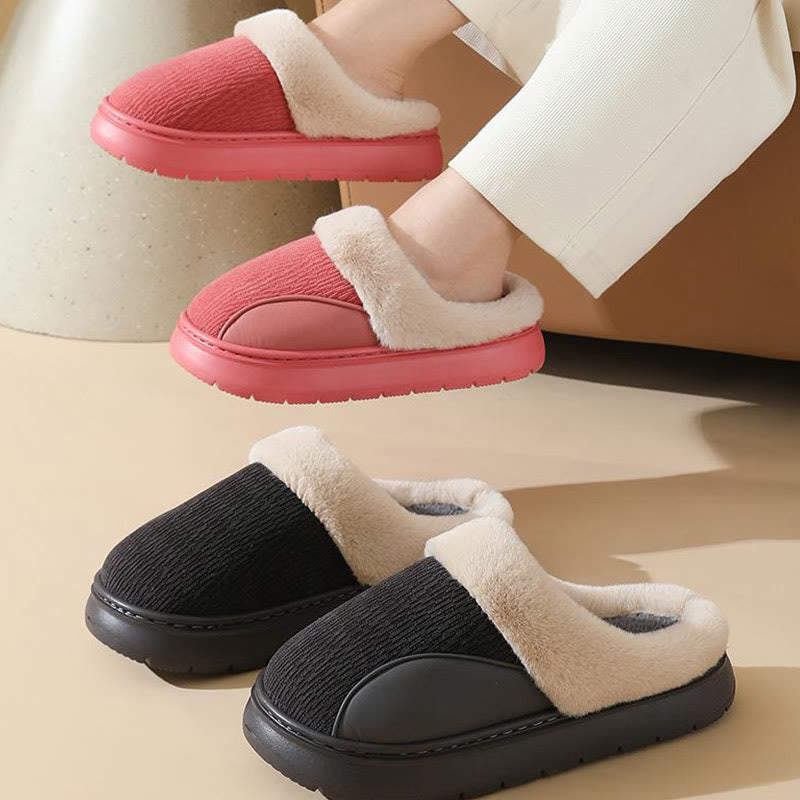 Plusock Hausschuhe in Übergröße mit dicker Sohle - image 1