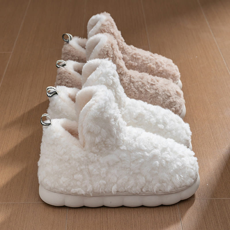 Plusock Plus Size Simple High Top Hausschuhe - image 6