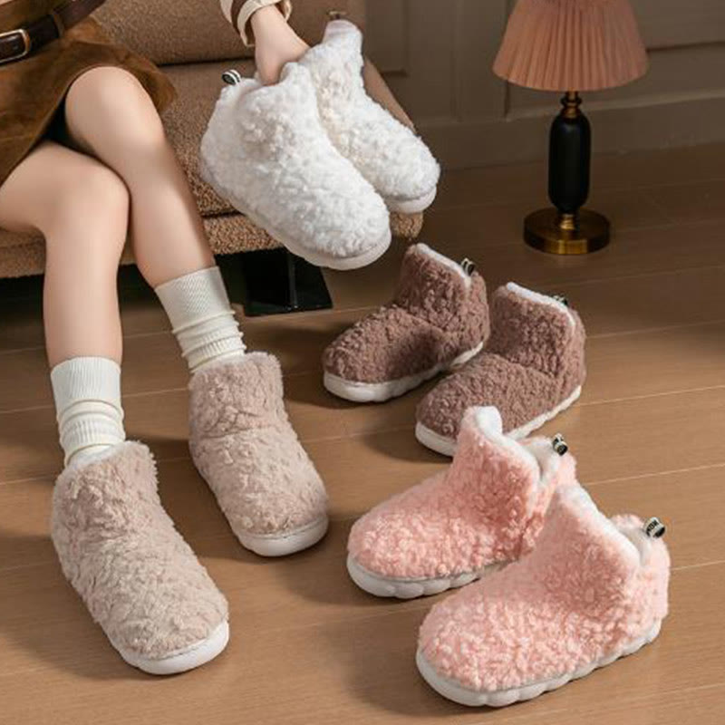 Plusock Plus Size Simple High Top Hausschuhe - image 0