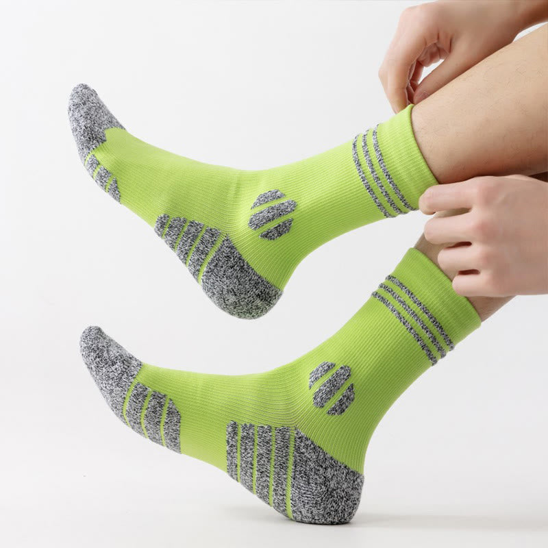 Plusock Plus Size Dicke Kompressionsstrümpfe mit Viertel-Kompressionspolsterung (5 Paar) - image 5