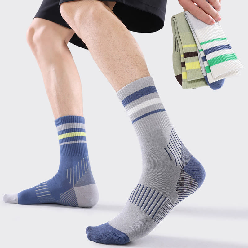 Plusock Plus Size Rippbündchen Viertelkompressionsstrümpfe (5 Paar) - image 1