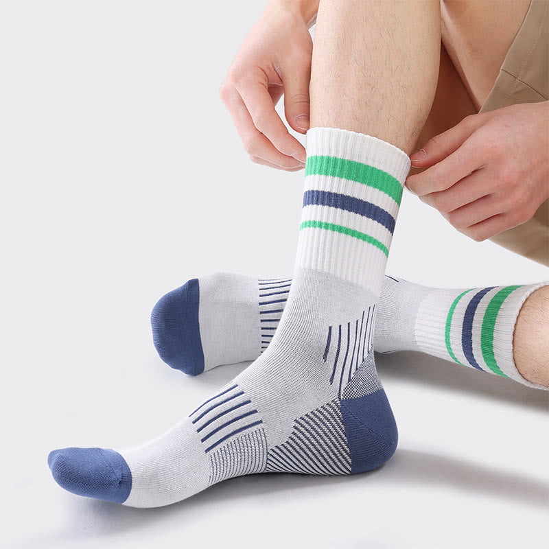 Plusock Plus Size Rippbündchen Viertelkompressionsstrümpfe (5 Paar) - image 8