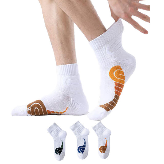 Plusock Plus Size Tennis-Knöchelkompressionssocken (3 Paar) - Mehrfarbig - EU38-44(US5-10) - image 0