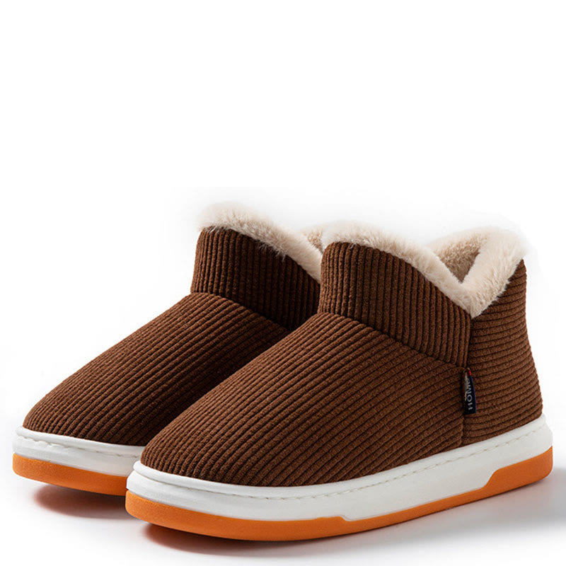 Plusock Hausschuhe in Übergröße mit extra dickem Fleecefutter - Kaffee - EU43-44(US56.5-7) - image 14