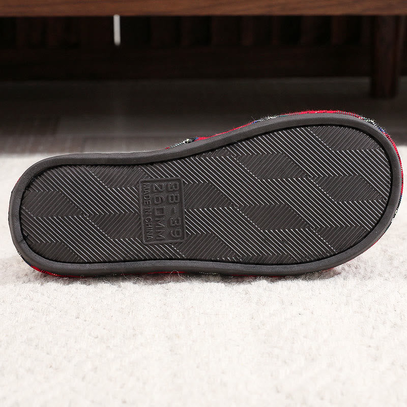 Plusock Hausschuhe in Übergröße im schottischen Tartan-Stil - image 8