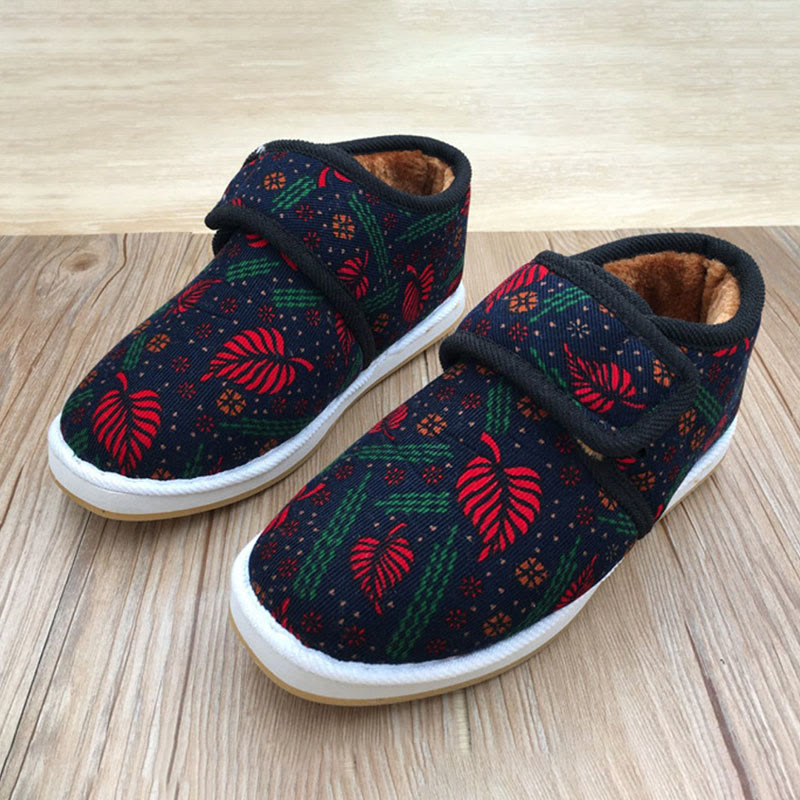 Hausschuhe in Übergröße mit Leopardenmuster und Blumenmuster - image 10