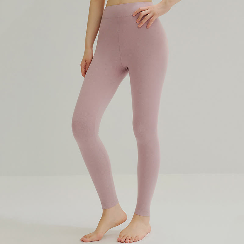 Plus Size Strapazierfähige, weiche Baselayer-Hose - Lila - 3XL - image 5