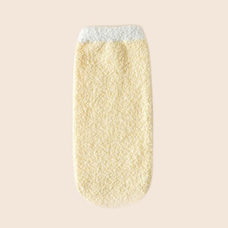 Glatte, kuschelige Schlafsocken (3 Paar) - Hellgelb - EU36-43 (US3-9) - image 12