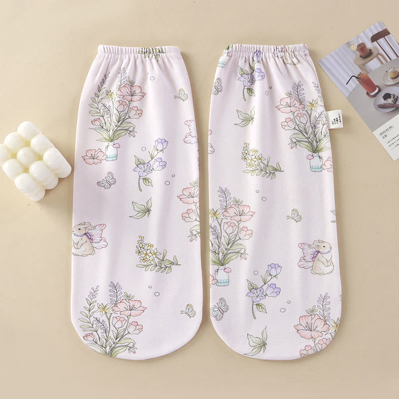 Wolkenweiche Baumwoll-Schlafsocken (2 Paar) - Hellviolett - Einheitsgröße - image 4