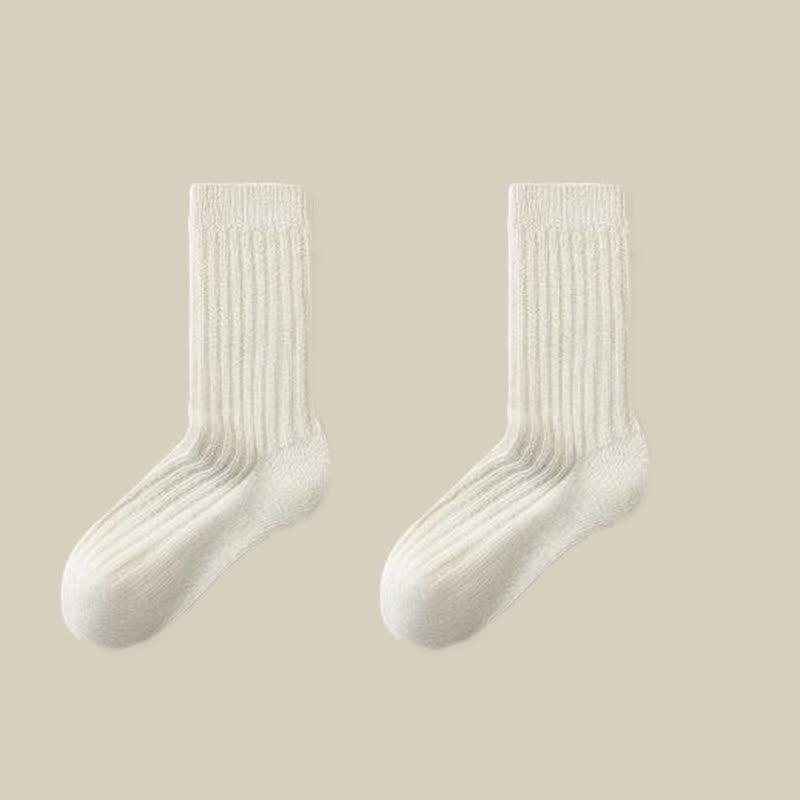 Kuschelige Viertelsocken aus Schafwolle (3 Paar) - Weiß - EU39-44 (US6-10) - image 15