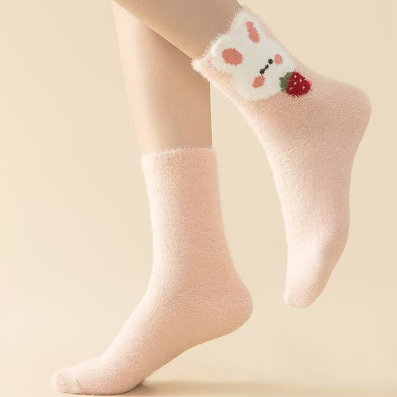 Niedliche Hasen-Viertelsocken (3 Paar) - image 4
