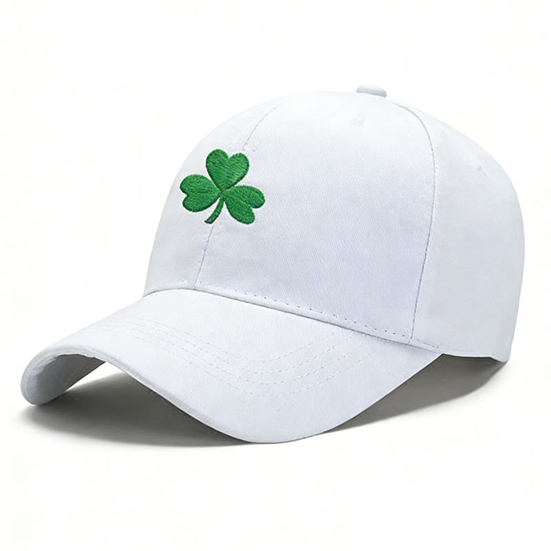 Grüne Shamrock-Baseballkappe in Übergröße - Weiß - Einheitsgröße - image 1