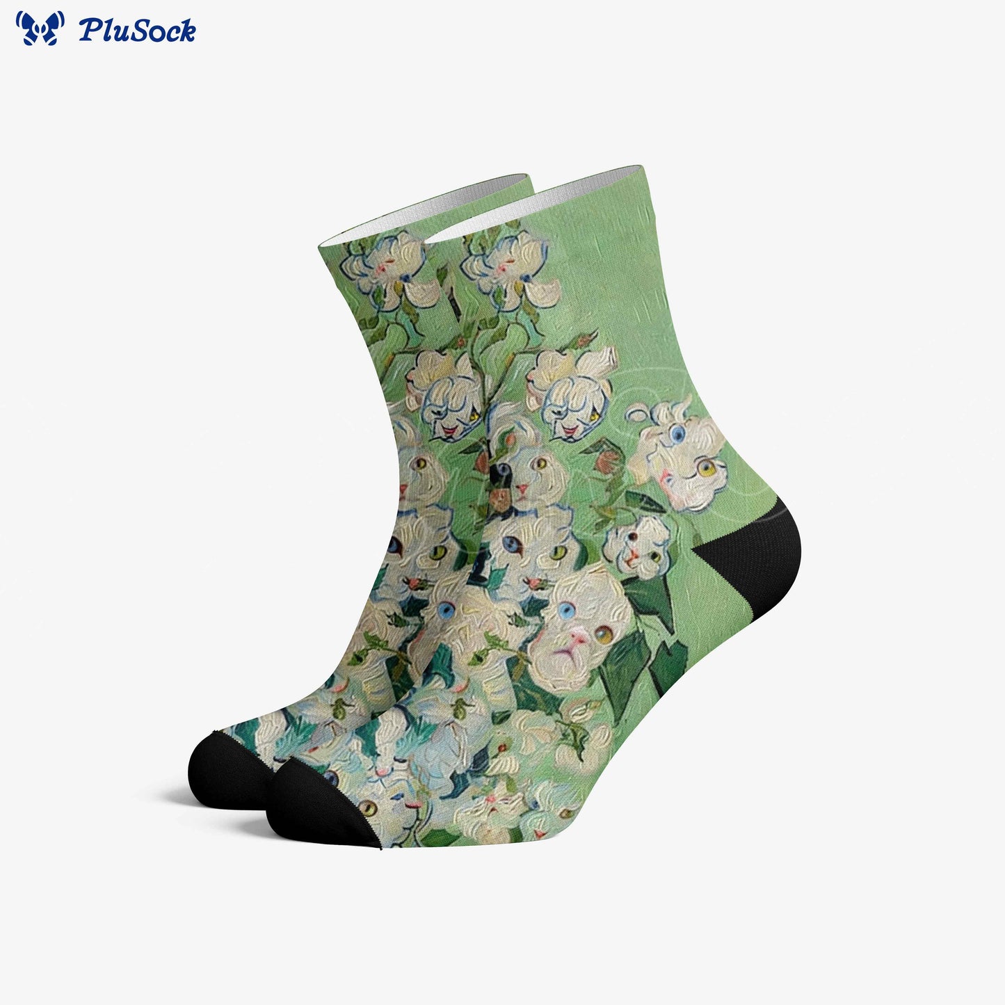 Katzenblumen-Socken - image 0