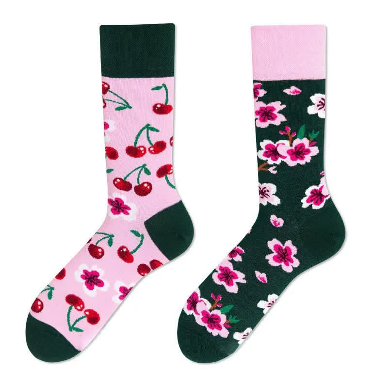 Kirschblumen-Viertelsocken - image 1