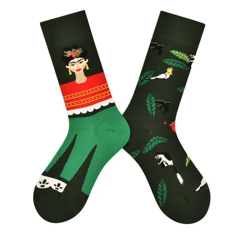Forest Queen Baumwoll-Viertelsocken - image 1