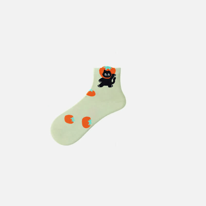 Niedliche Cartoon-Viertelsocken (5 Paar) - image 5