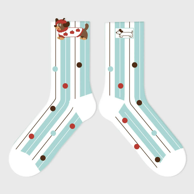 Niedliche Panda-Cartoon-Socken (3 Paar) - image 4