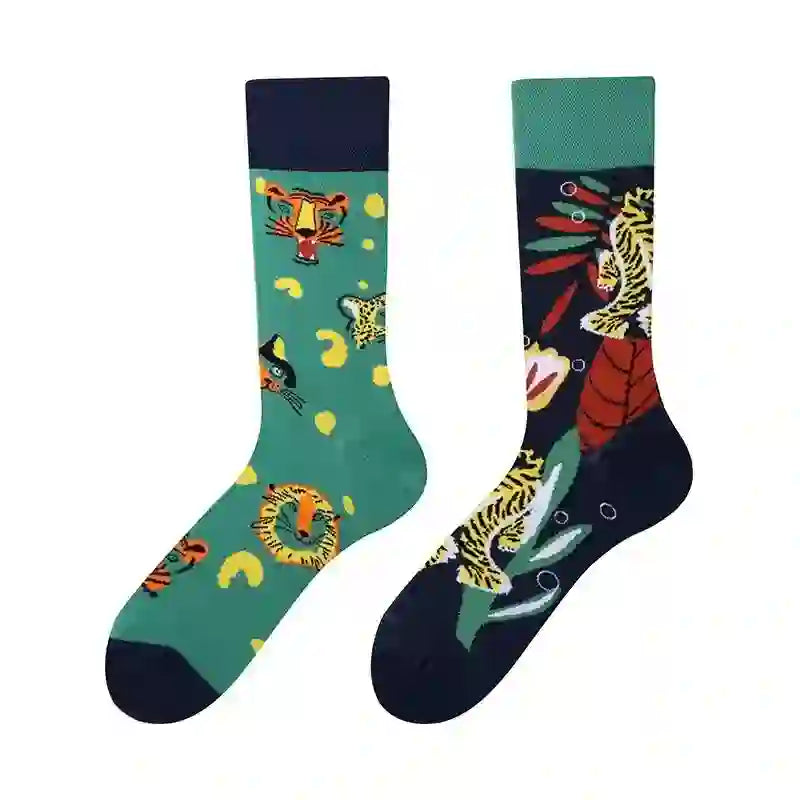 Verspielte Tiger Viertel Socken - image 1