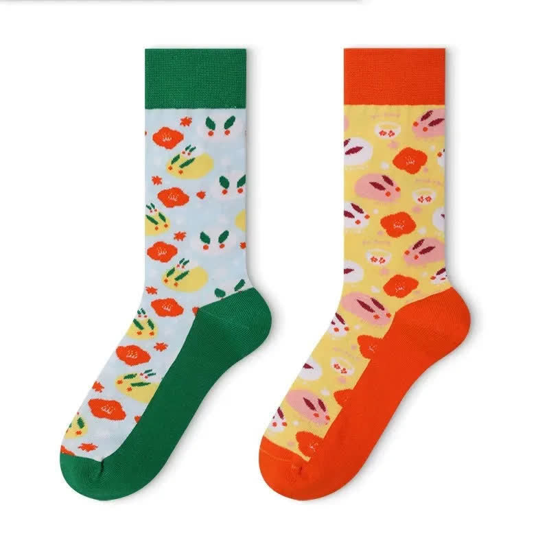 Niedliche Hasenviertel-Socken - image 1