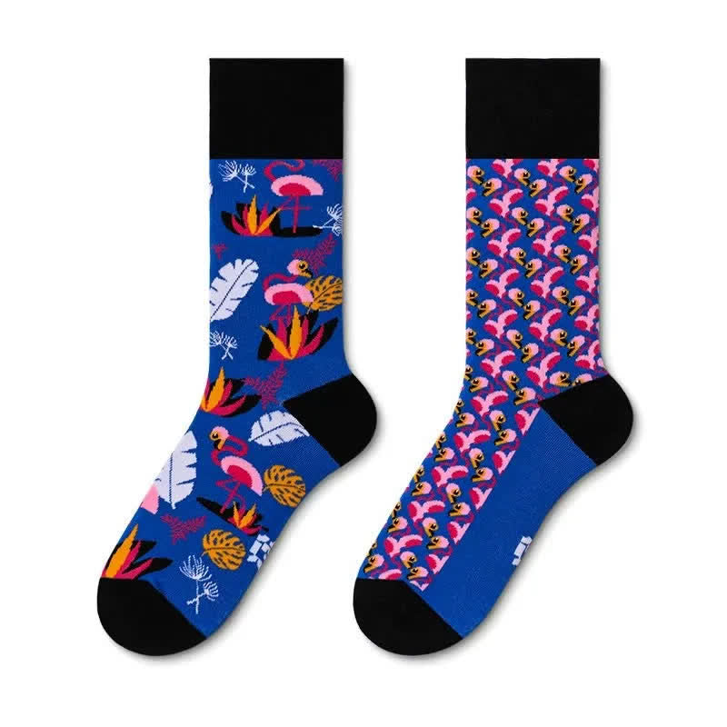 Verspielte Flamingo-Viertel-Socken - image 1
