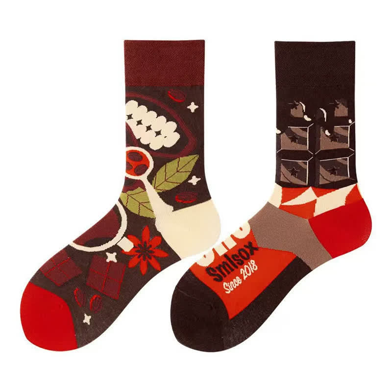 Süße Schokoladenviertel-Socken - image 1