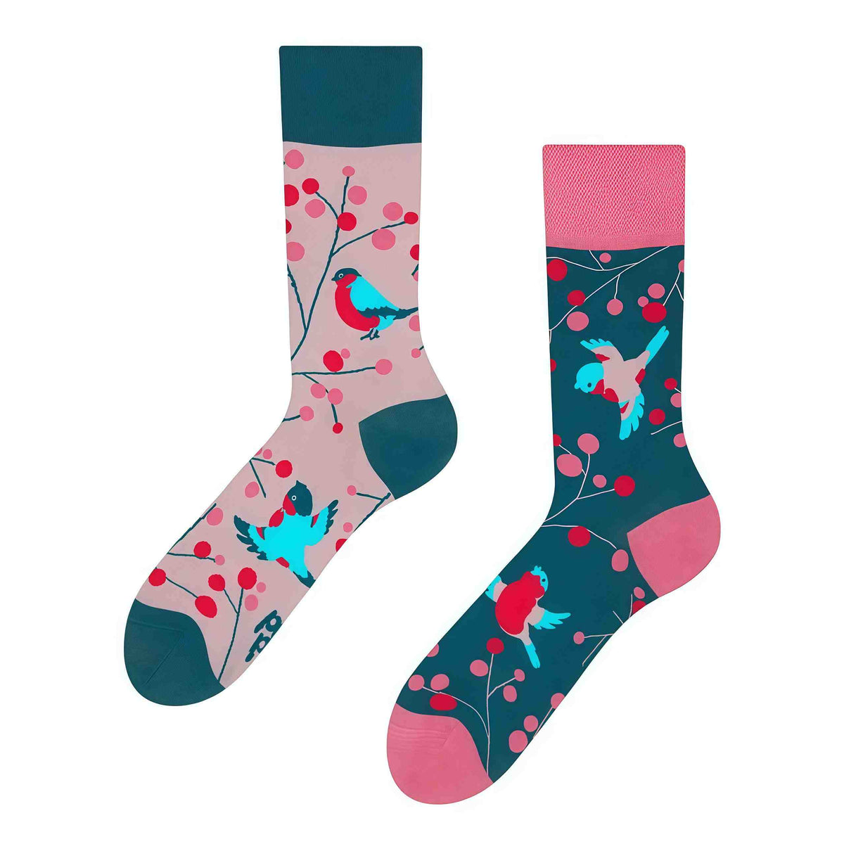 Cartoon-Süße-Vogel-Viertel-Socken - image 1