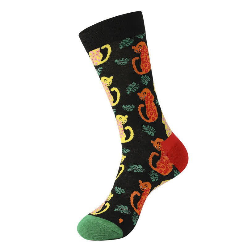 Viertelsocken mit Waldleopardenmuster (3 Paar) - image 7