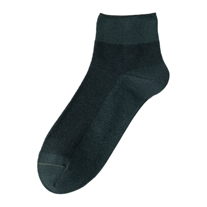 Atmungsaktive Baumwoll-Viertelsocken (3 Paar) - Armeegrün - EU39-44 (US6,5-9,5) - image 7