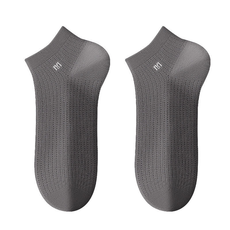 Atmungsaktive Knöchelsocken (5 Paar) - Grau - EU39-44 (US5-10) - image 6