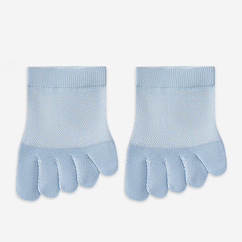 Weiche Baumwoll-Ausrichtungssocken (5 Paar) - Blau - EU36-40 (US3-7) - image 16