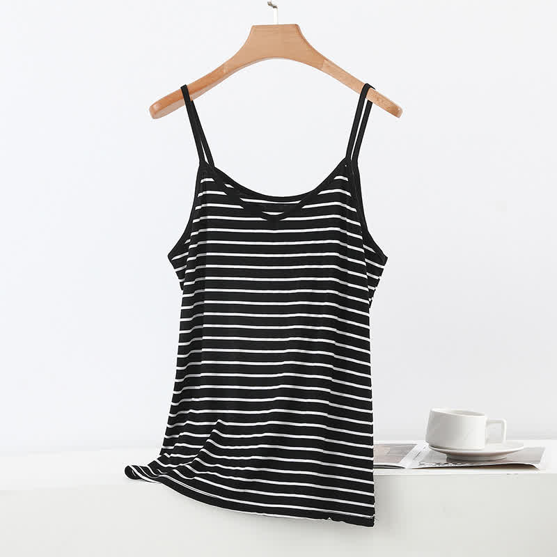 Gestreiftes Tanktop in Übergröße - E - 6XL - image 11