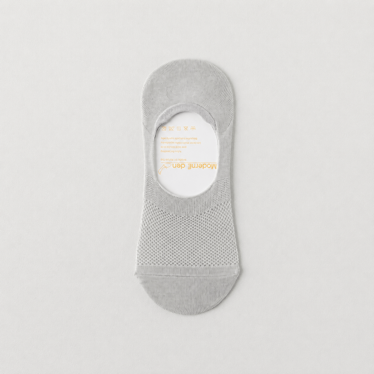 Unsichtbare Seiden-Loafer-Socken (4 Paar) - Hellgrau - EU38-45 (US5-11) - image 5