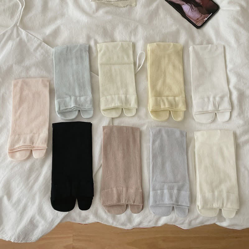 Seidig atmungsaktive Tabi-Viertelsocken (6 Paar) - image 8