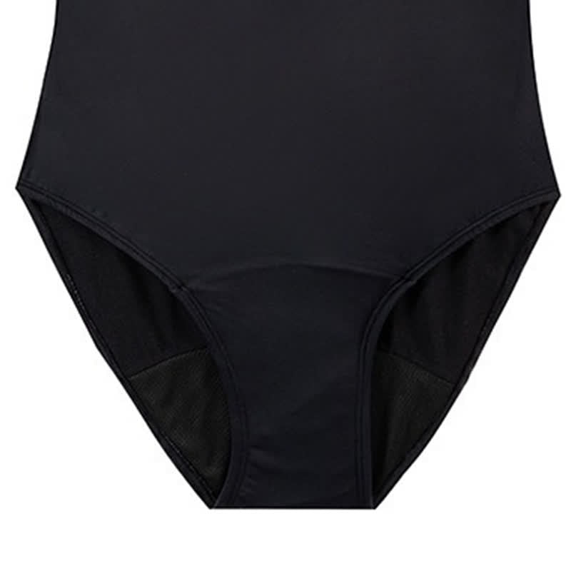 Minimalistischer schwarzer Badeanzug - image 4