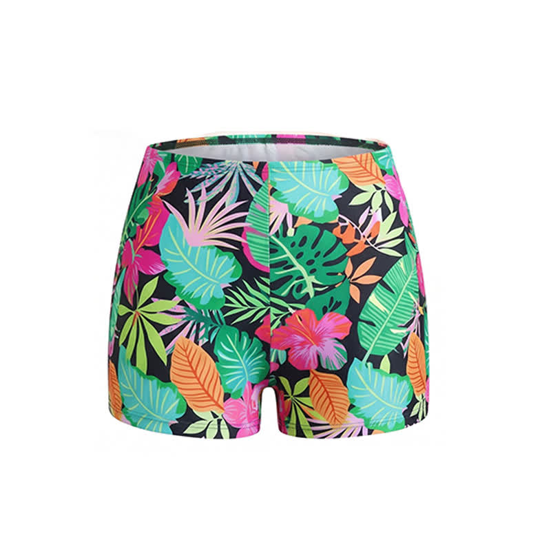 Plus Size Tankini-Set mit Rippstrick, V-Ausschnitt und Kordelzug - image 12