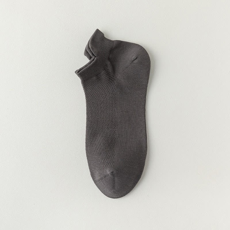 Atmungsaktive Mesh-Knöchelsocken (6 Paar) - Dunkelgrau - EU39-44 (US6-10) - image 9