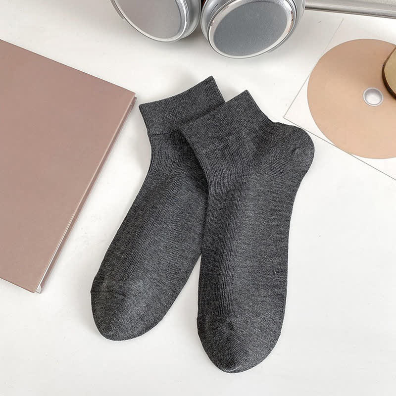 Weiche, dehnbare Knöchelsocken (5 Paar) - Dunkelgrau - EU36-44 (US3-10) - image 11