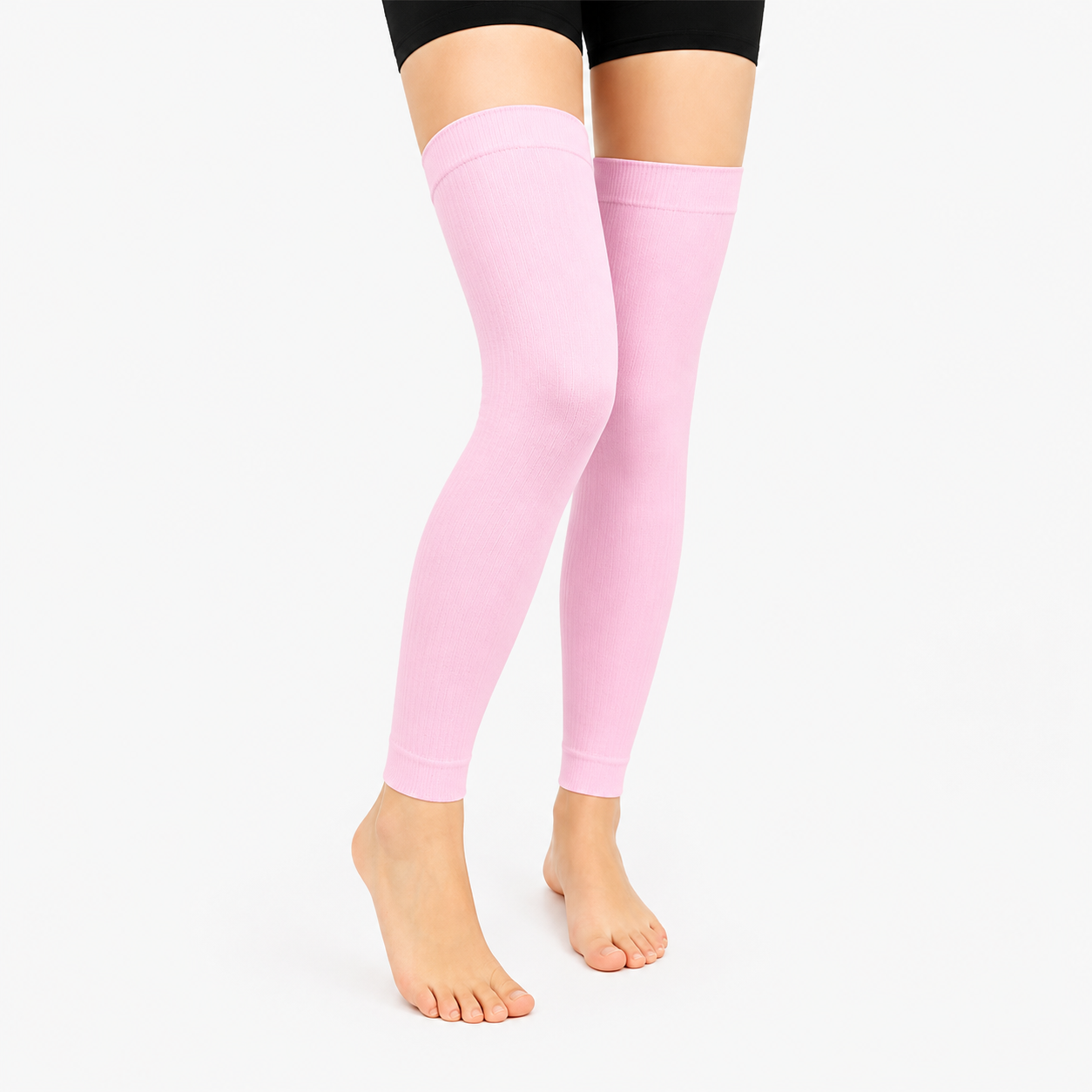 Kompressionsärmel der Pink Dots Serie (3 Paar) - Hellrosa - L/XL - image 3