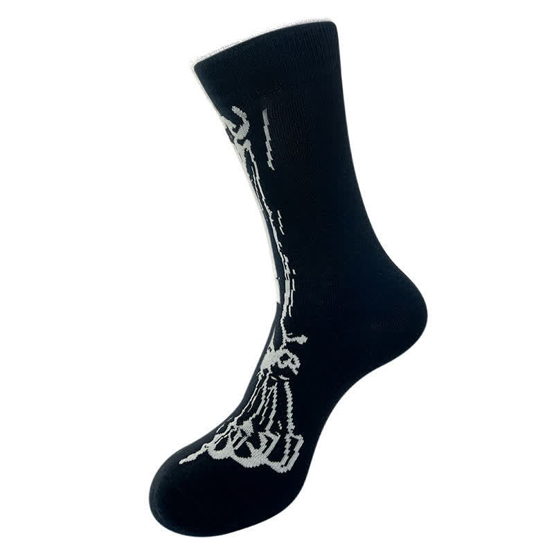 Halloween-Socken mit Spinnennetz-Print (5 Paar) - E - EU36-43 (US3-9) - image 5