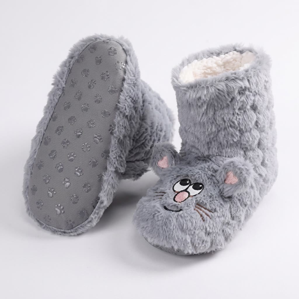 Rosa Katzenkopf-Socken zum Flauschen - image 9