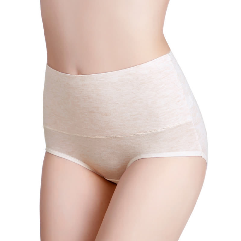 Bequeme Höschen mit hoher Taille in Übergröße (4er-Pack)