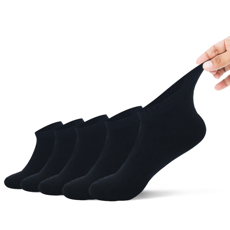 Deodorant-Knöchelsocken (5 Paar) - 43-48 - Schwarz - image 9