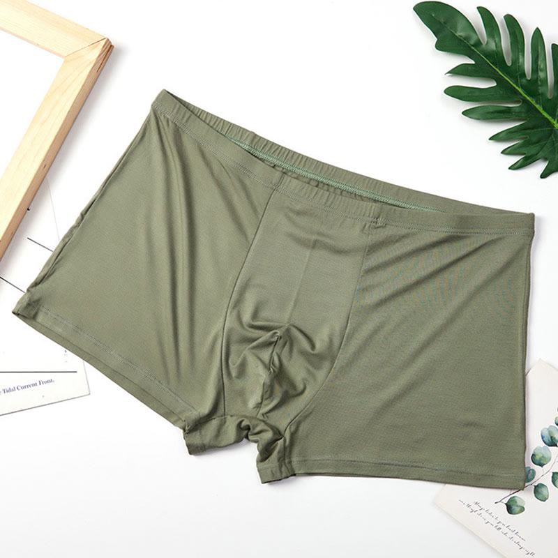 Hochelastische Boxershorts in Übergröße (1 Paar) - Armeegrün - 10XL - image 10