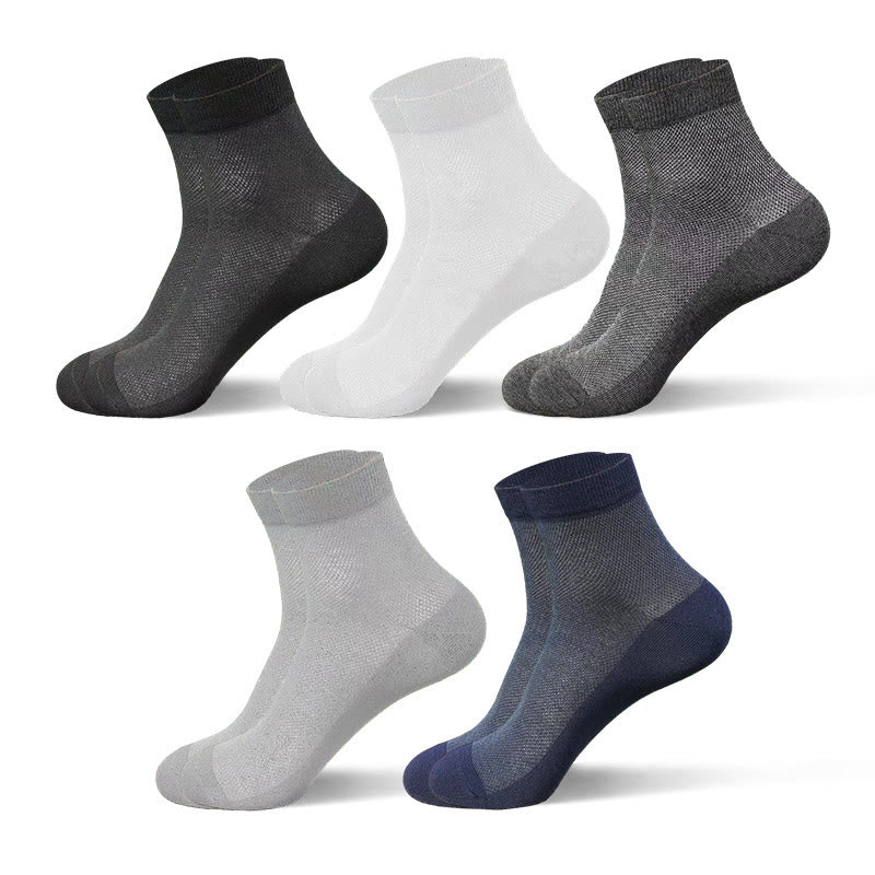Netz-Viertel-Socken in Übergröße (10 Paar)