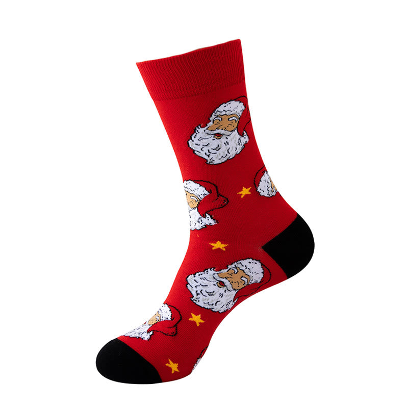 Warme, gemütliche Weihnachtssocken in Übergröße (5 Paar)