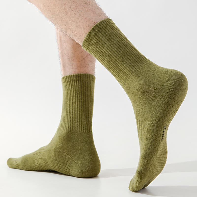 Verdickte Viertelsocken in Übergröße, einfarbig (5 Paar)