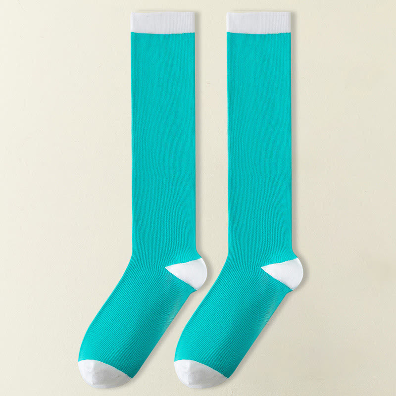 Kniehohe Kompressionsstrümpfe für den Sport (5 Paar)