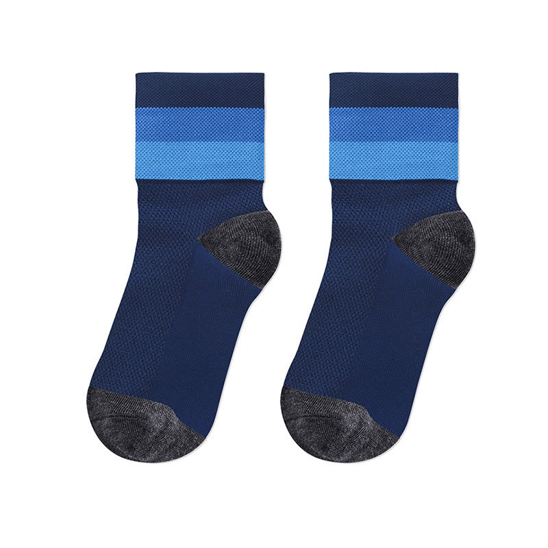 Atmungsaktive Viertelsocken in Bonbonfarben