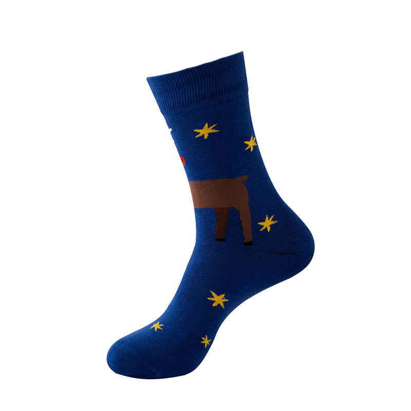 Weihnachtliche, warme und kuschelige Socken (5 Paar) - image 5